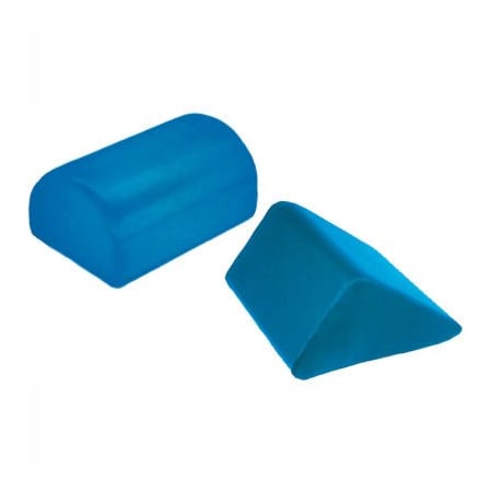 Fabrication Enterprises Skillbuilders Positioning Knee Saddle Crescent, 12"L x 22"W x 8"H, Blue 30-1251